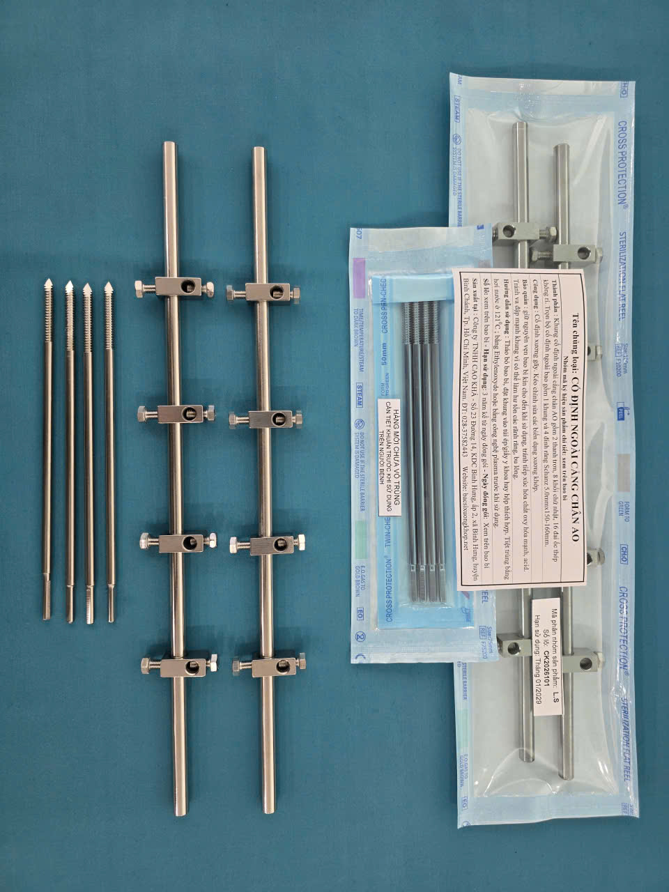 Cố định cẳng chân AO - góc nhìn 3